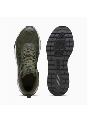 Зеленые кроссовки trinity mid hybrid sneakers Puma