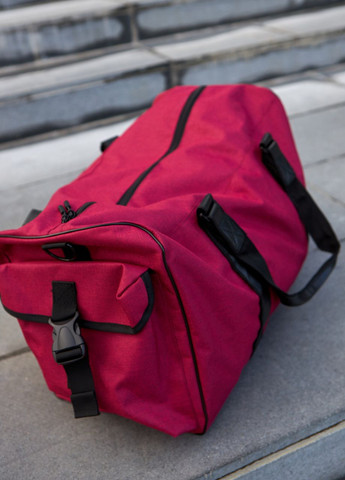 Спортивна велика сумка 50L на 3 відділення, багряний колір No Brand сумка xl (261326431)