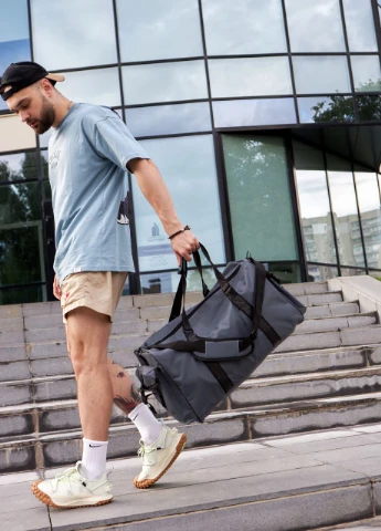 Дорожня велика сумка 50L SilverGray на 3 відділення No Brand Сумка XL (261326421)