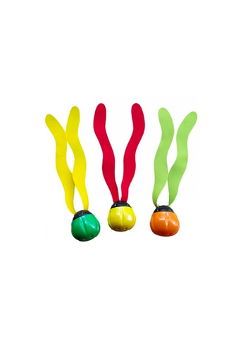 Игрушки-водоросли для ванной и бассейна, обучения нырянию, 3 шт No Brand (261764711)