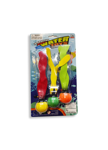 Игрушки-водоросли для ванной и бассейна, обучения нырянию, 3 шт No Brand (261764711)