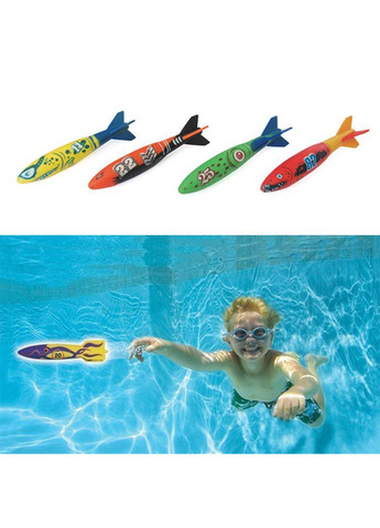 Іграшки для ванни та басейну, Swim fun, для навчання пірнанню, 4шт No Brand (261764716)