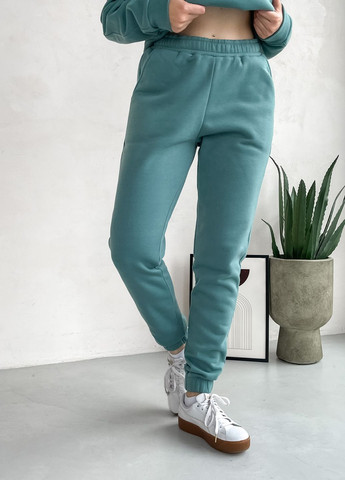 Теплий спортивний костюм на флісі бірюзового кольору 100000176 Merlini Лекко (261241339)