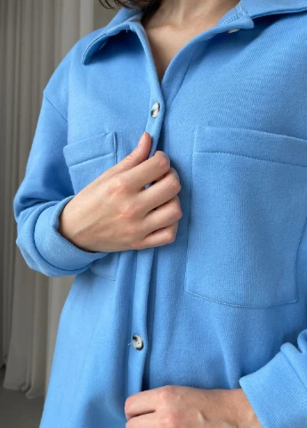 Теплий костюм на флісі блакитного кольору Комо 100000157 Merlini Комо (261241330)