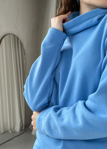 Теплий костюм на флісі блакитного кольору 100000202 Merlini Марсала (261241338)