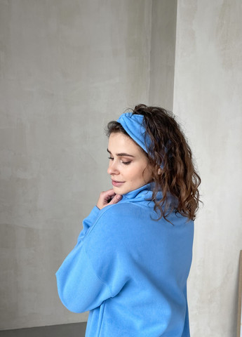 Теплий костюм на флісі блакитного кольору 100000202 Merlini Марсала (261241338)