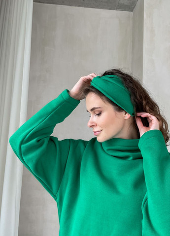 Теплий костюм на флісі зеленого кольору 100000205 Merlini Марсала (261241282)