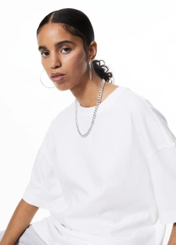 Футболка оверсайз H&M - (261255107)