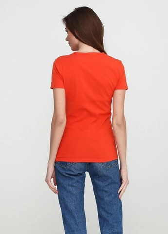 Оранжевая всесезон футболка Ralph Lauren Jackie