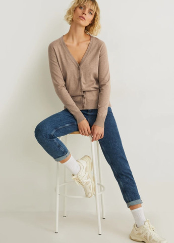 Бежевый демисезонный кардиган C&A