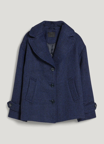Синє демісезонне Пальто в смужку C&A