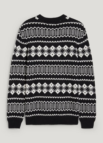 Комбинированный демисезонный свитер в составе из шерстью C&A