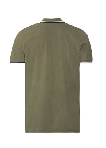 Оливковая (хаки) футболка-мужскoe поло для мужчин Livergy