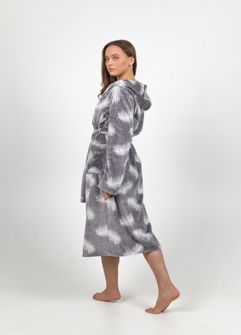 Теплий жіночий халат з капюшоном NEL (261405519)