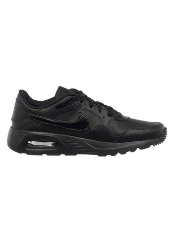 Черные демисезонные кроссовки мужские air max sc lea Nike