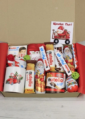 Подарочный набор Maxi Kinder на новый год Рождество для девушки парню матери сестре брату (3-2346) Кукумбер (261764804)