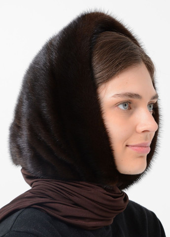 Норковый платок женский Меховой Стиль ракушка (261333020)