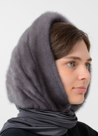 Норковый платок женский Меховой Стиль ракушка (261333025)