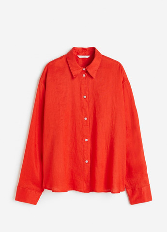 Оранжевая демисезонная блузка H&M