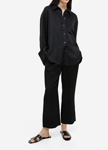 Чёрная блузка H&M