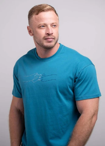 Бірюзова футболка Fashion