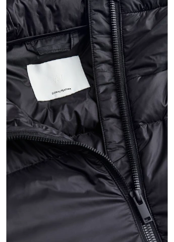 Черное демисезонное Пуховик H&M