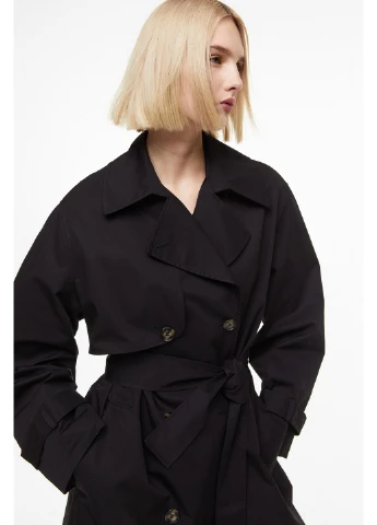 Плащ без поясу H&M демісезон (261482796)