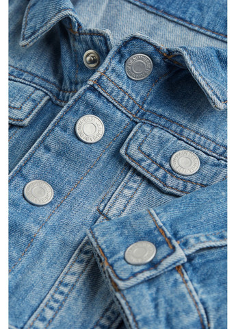 Синя демісезонна джинсова куртка H&M