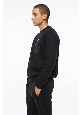 Чорний толстовка H&M (261483404)