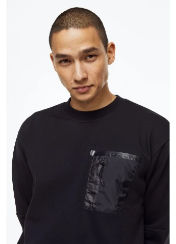 Чорний толстовка H&M (261483404)