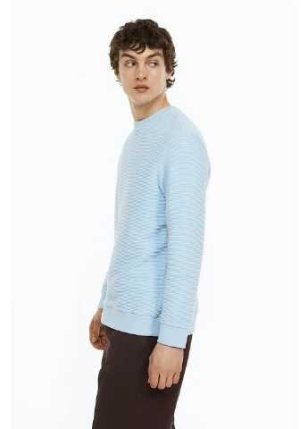 Голубой свитшот H&M (261483398)