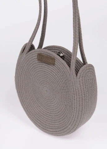 СУМКА З ШНУРА Knot Bag S кругла мокко TaKaSUMKA (261550997)
