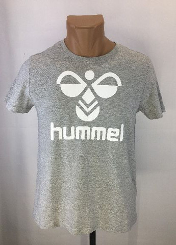Серая футболка с коротким рукавом Hummel