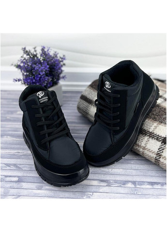 Жіночі дутики короткі Progres на шнурівці Е-0014501-10 Чорні No Brand (266141474)