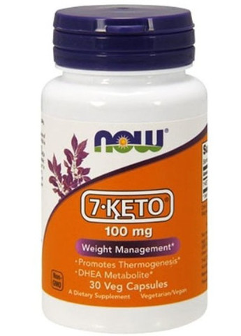 7-Keto Weight Management 100 mg 60 Veg Caps NF3013 Now Foods (256720499)