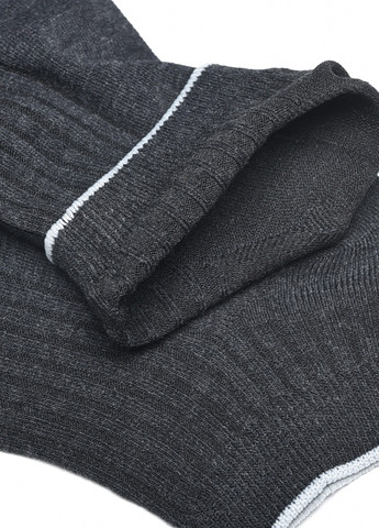 Шкарпетки чоловічі короткі темно-сірого кольору розмір 41-47 Let's Shop (259683251)