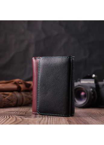 Зручний гаманець для дівчат із натуральної шкіри 22497 Різнокольоровий st leather (278001132)