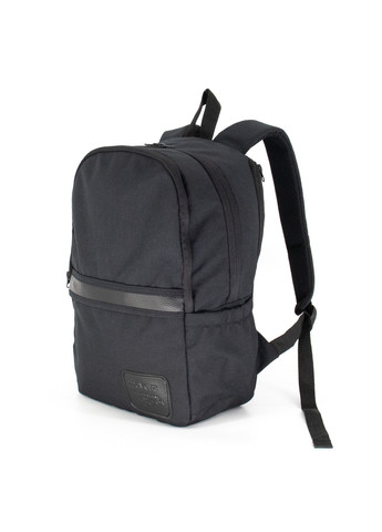 Черный вместительный мужской городской рюкзак Mayers с прочной ткани большим количеством карманов не промокает No Brand (258591263)