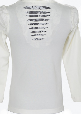 Біла футболки батник дівчинка (028)11918-736 Lemanta