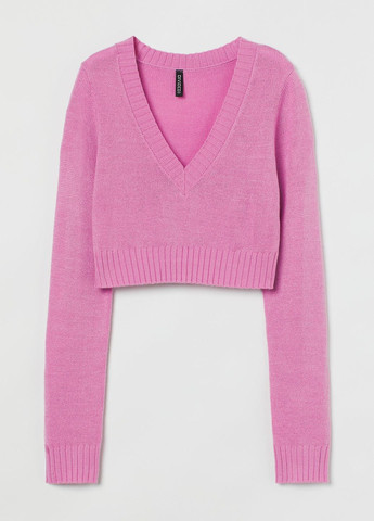 Розовый зимний джемпер H&M