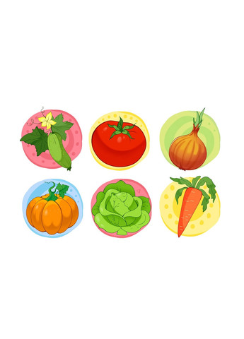 Кубики "Овощи" цвет разноцветный ЦБ-00115730 ТехноК (259422975)