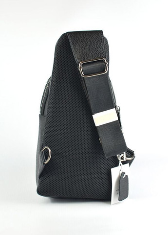 Черная мужская нагрудная сумочка рюкзак слинг под крокодила, кожаная модная сумка рюкзак на грудь No Brand (268219304)
