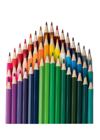 Кольорові олівці 48 кольорів різнобарвний United Office комбіноване