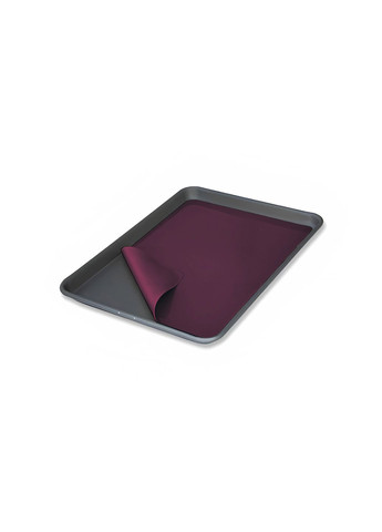 Коврик силиконовый для противня силиконовый противень 30х 37.5 см чёрно-фиолетовый Kitchen Master (274060131)