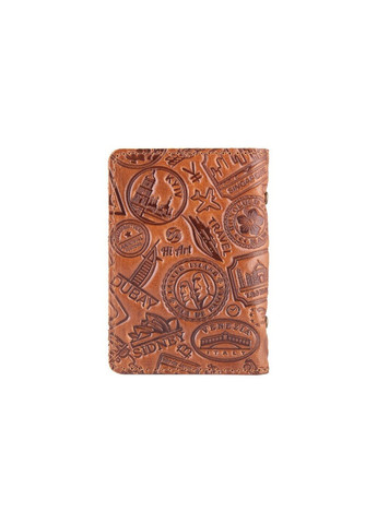 Обкладинка для документів зі шкіри HiArt AD-03 Crystal Ginger Let's Коричневий Hi Art (268371705)