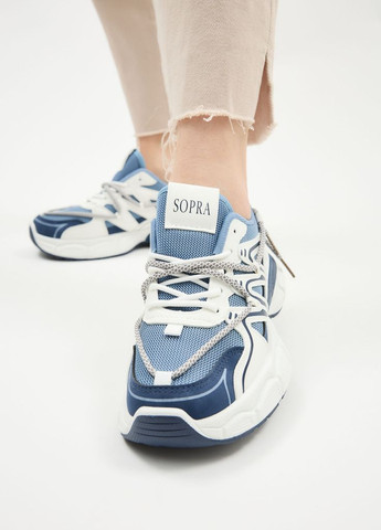 Синие демисезонные кроссовки 182461 Sopra