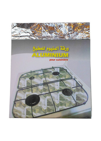 Фольга защитная алюминиевая для газовых плит 25х30 см Kitchen Master (264640026)