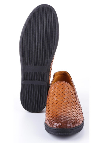 Коричневые мужские туфли 195139 Marco Pinotti без шнурков