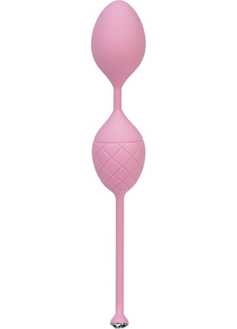 Вагинальные шарики - Frisky Pink с кристаллом, диаметр 3,2см, вес 49-75гр Pillow Talk (269243700)