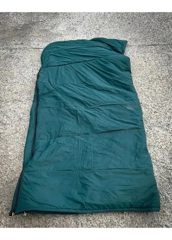 Спальный мешок зимний одеяло на синтепоне и флисе 100х210 хаки No Brand (258081992)